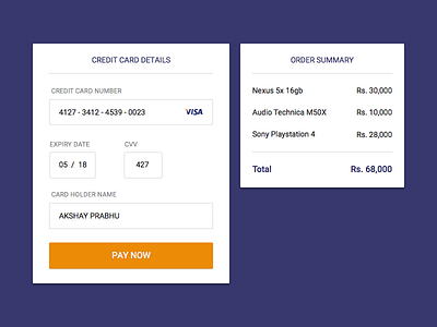 Credit Card Checkout card checkout clean credit design minimal ui ux web