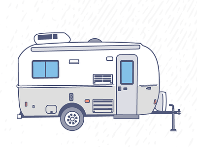 Casita Camper camper casita design illustration