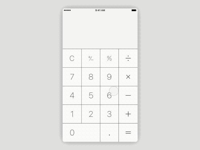 Calculator • Daily UI 4