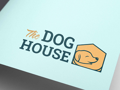The Dog House Logo Concept branding design dog house dog illustration dog kennel dog logo doggy dogs flat icon illustration logo logo design logodesign the dog house type vector