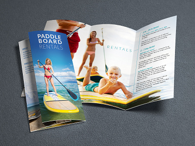 Paddle Board Rentals Brochure