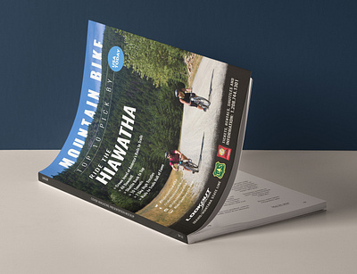 Mountain Bike Magazine adobe illustrator adobe photoshop advertising design