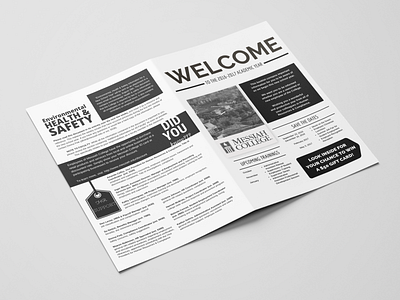 Messiah College HR Employee Newsletter design typography