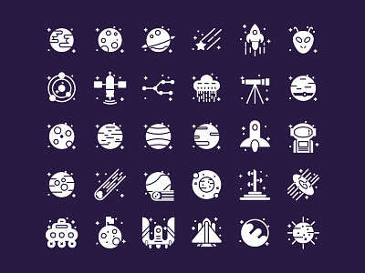 Space Icon set