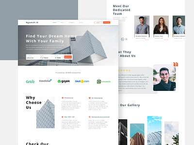 ngomah.id Real Estate Web Concept