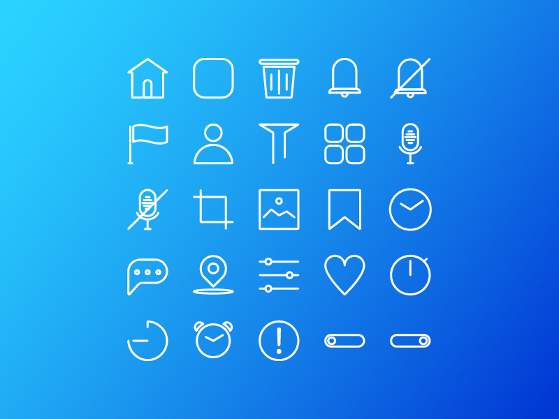 User Interface Line Style Icon by Rois Faozi on Dribbble