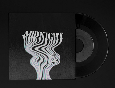 Midnight | Vinyl album art album artwork album cover album cover design design mockup