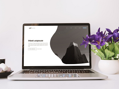 unpause. | PC design ui web web design webdesign website website design