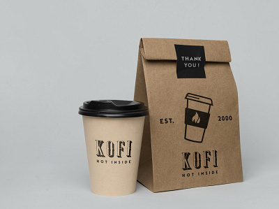 Kofi | Mockup branding design logo logotype mockup