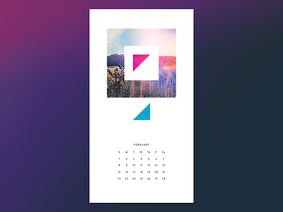 Calendar Design - February