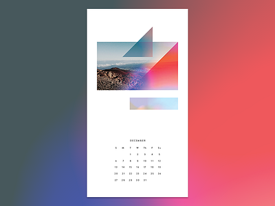 Calendar Design - December