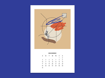 December calendar collage colour design digital digital collage geometry shapes