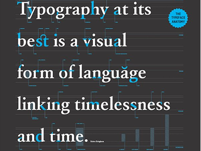 Typeface Anatomy graphic infographic poster type typography