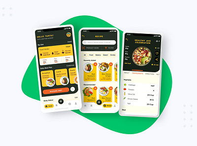 Yolk From Scratch : Health App app branding design diabetes health ui ux