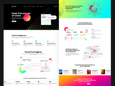 Azda UI/UX azda big data brand and identity branding branding agency data data analysis data science dots identity pixels ui uidesign ux ux design