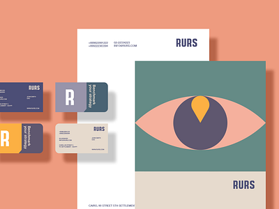 RURS Brand Identity brand brand agency brand identity branding design eyes flat design graphic design graphics illustrations logo logo letters logo mark market strategy marketing strategy templates typography vector visual identity