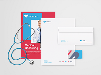 Estshara Brand Idneitty brand identity branding graphic design healthcare identity identity branding