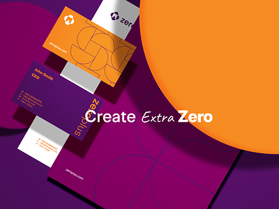 Zero+ Brand Identity brand brand identity branding busienss design flat design graphic design graphics identity influencers logo vector zero
