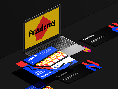 Academy Brand Identity academy brand brand identity branding design flat design graphic design graphics identity illustration logo logo design typography vector