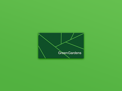 GreenGarden Brand Identity brand brand identity branding card design design garden graphic design graphics green greengarden landscape logo