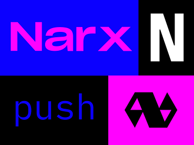 Narx Brand Identity Design brand brand identity branding design email flat design graphic design graphics icon identity logo logo design narx push notifications sms software