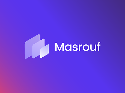 Masrouf Logo & Brand Identity app brand brand identity design e wallet identity logo logo design managment masrouf money savings typography wallet wallet app