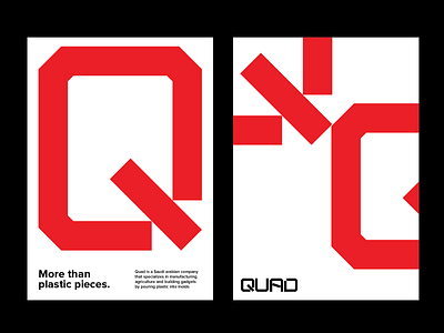 QUAD Logo & Brand Identity Design agriculutre brand brand identity branding company design graphic design graphics identity logo plastic quad visuals