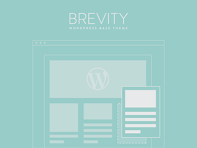 Brevity Wordpress Theme Branding branding brevity browser content management icon logo wordpress