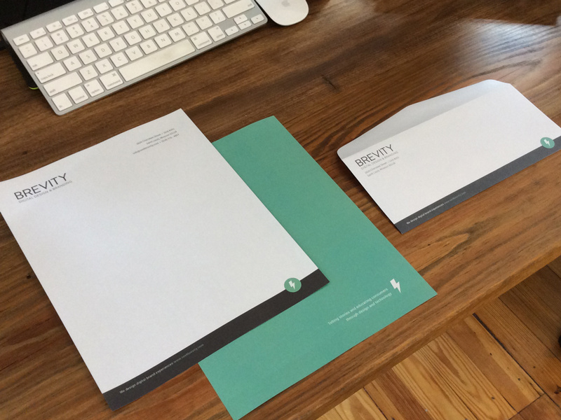 Letterhead Envelope By Ben Gathard For Brevity On Dribbble