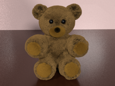 Teddy 3d 3d art 3d modeling animation blender fur