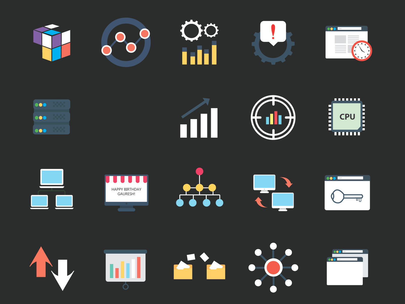 Datascience Icons By Wadkar Gauresh On Dribbble