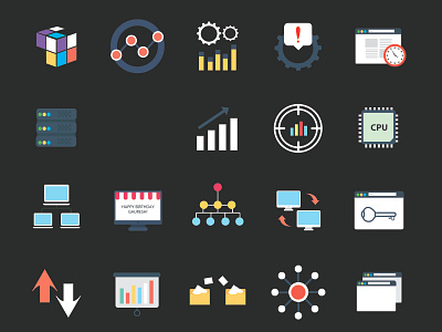 Datascience Icons adobe illustrator data icon icons pack science vector