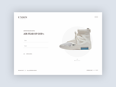 Daily UI #01 - Sign up dailyui design interface minimalism signup ui ux web website