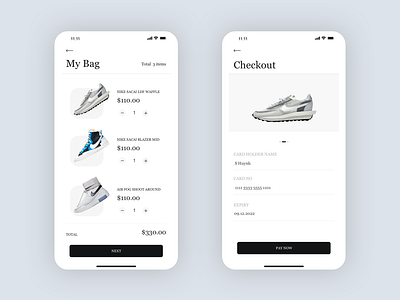 Daily UI #02 - Checkout app checkout dailyui design ecommerce interface minimalism payment ui ux