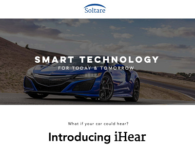 Soltare - I Hear Website brand design branding agency web design website wix