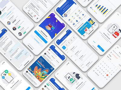 eSLL School figma mobile app school ui design uiux ux design