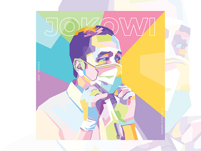 Jokowi vs Covid-19 covid 19 jokowi popart vector wpap