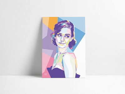 Emma Watson emma watson illustration pop art portrait wpap