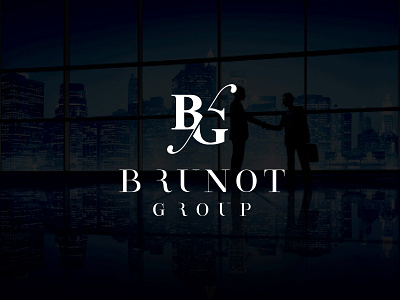 The Brunot Group adobe brand fiverr flat icon illustrator logo minimal minimalist typogaphy vector