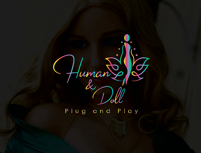 human doll adobe beauty fiverr flat icon illustrator logo minimal minimalist typogaphy