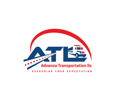 Advance Transportation llc adobe brand branding fiverr flat illustrator logo minimal minimalist typogaphy