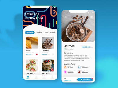 Healthy Food Delivery (Re-design) app delivery food design e commerce app figma food app foodie foodies healthy food ios mobile app ui uiux ux