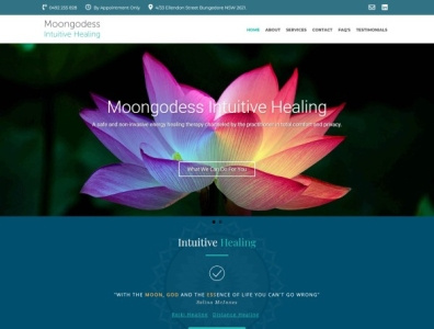 web design compete moongodess intuitive healing