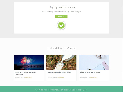 Web Design Footer Section Latest Posts