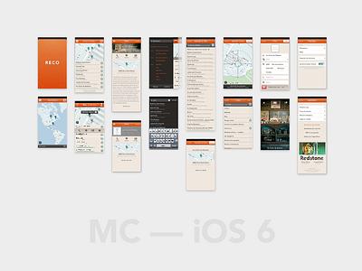 MC — iOS 6 app contact sheet ios iphone map picture search