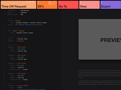 Carrot Cobra — Text Editor Exploration editor helvetica input menu syd mead web