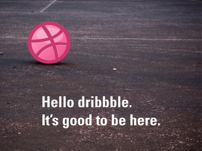 Hello dribbble. dribbble pink univers