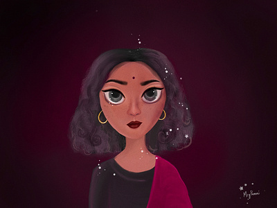 Indian Disney Princess 3d 3d art characterdesign disney easy illustration princess