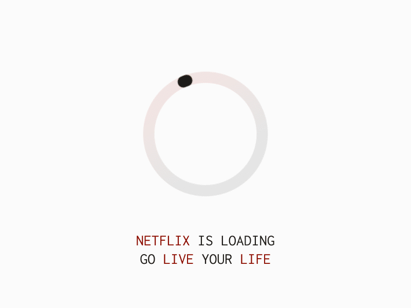 Netflix Is Loading - UI Animation