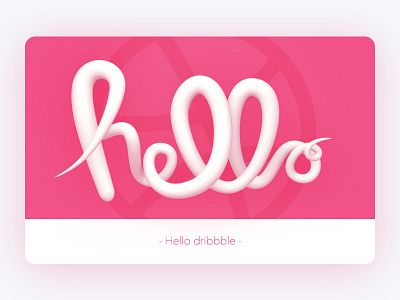 Hello dribbble First Shot By 小得